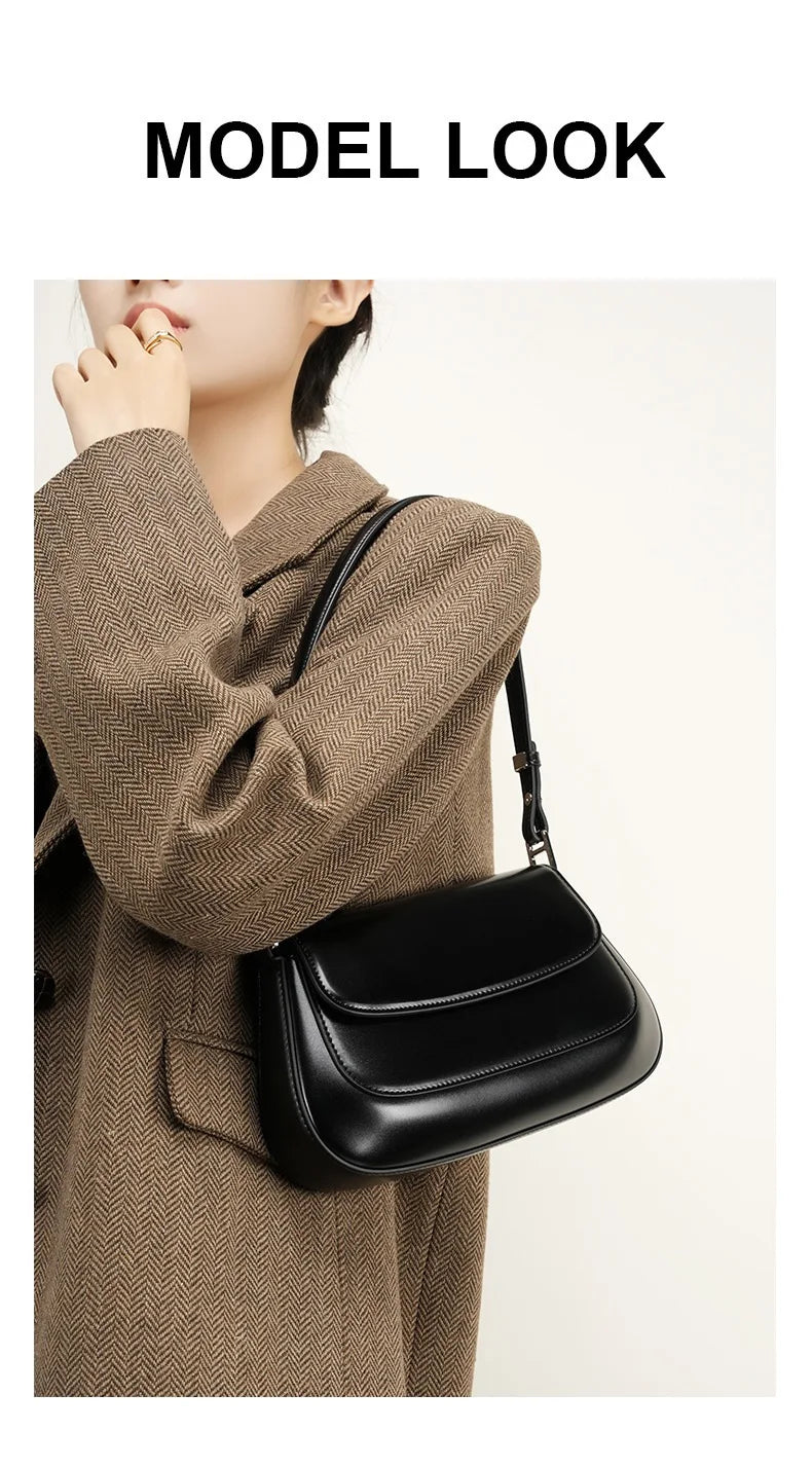 100% couro genuíno bolsa de ombro feminina estilo coreano senhoras luxo couro vaca crossbody axila bolsa para compras rua