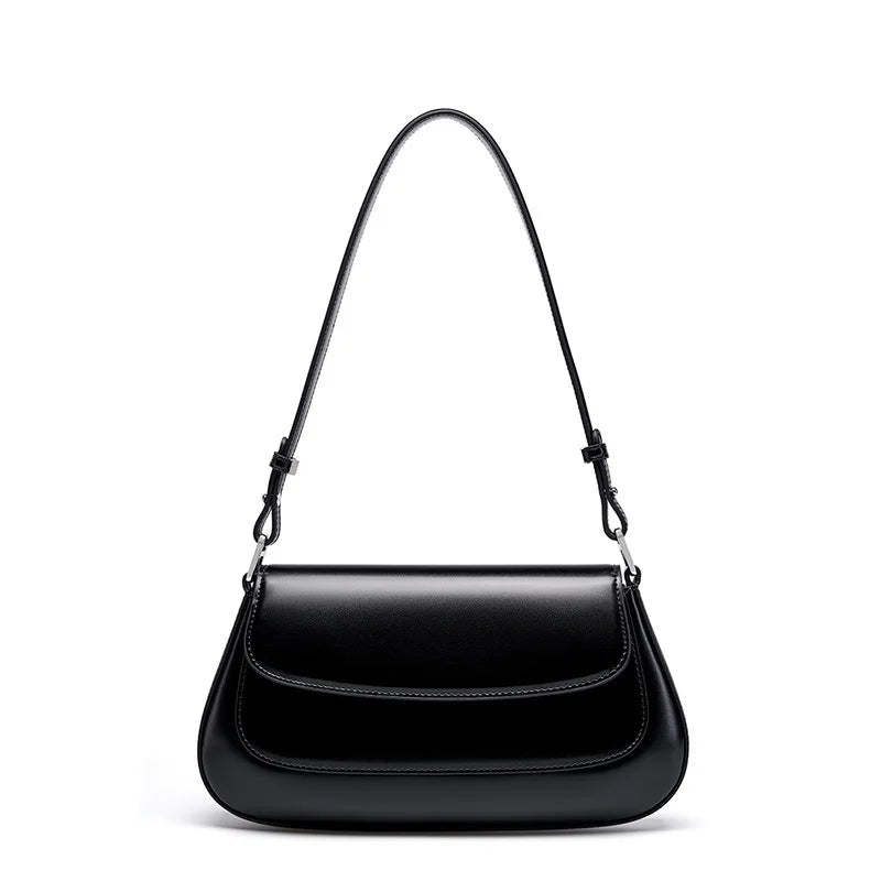 100% couro genuíno bolsa de ombro feminina estilo coreano senhoras luxo couro vaca crossbody axila bolsa para compras rua