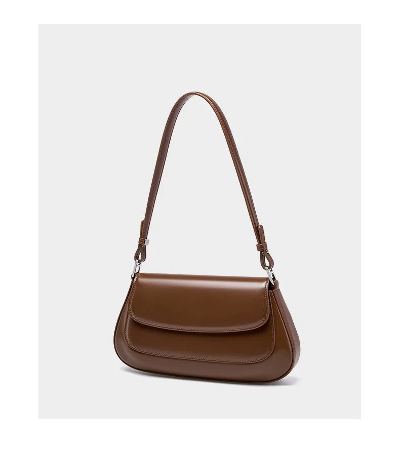 100% couro genuíno bolsa de ombro feminina estilo coreano senhoras luxo couro vaca crossbody axila bolsa para compras rua
