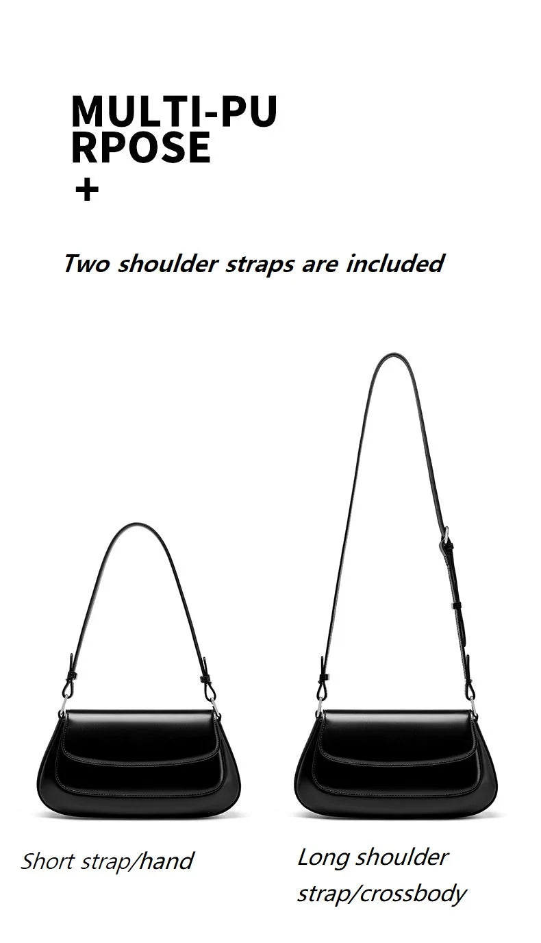 100% couro genuíno bolsa de ombro feminina estilo coreano senhoras luxo couro vaca crossbody axila bolsa para compras rua