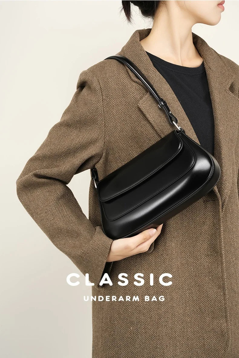 100% couro genuíno bolsa de ombro feminina estilo coreano senhoras luxo couro vaca crossbody axila bolsa para compras rua