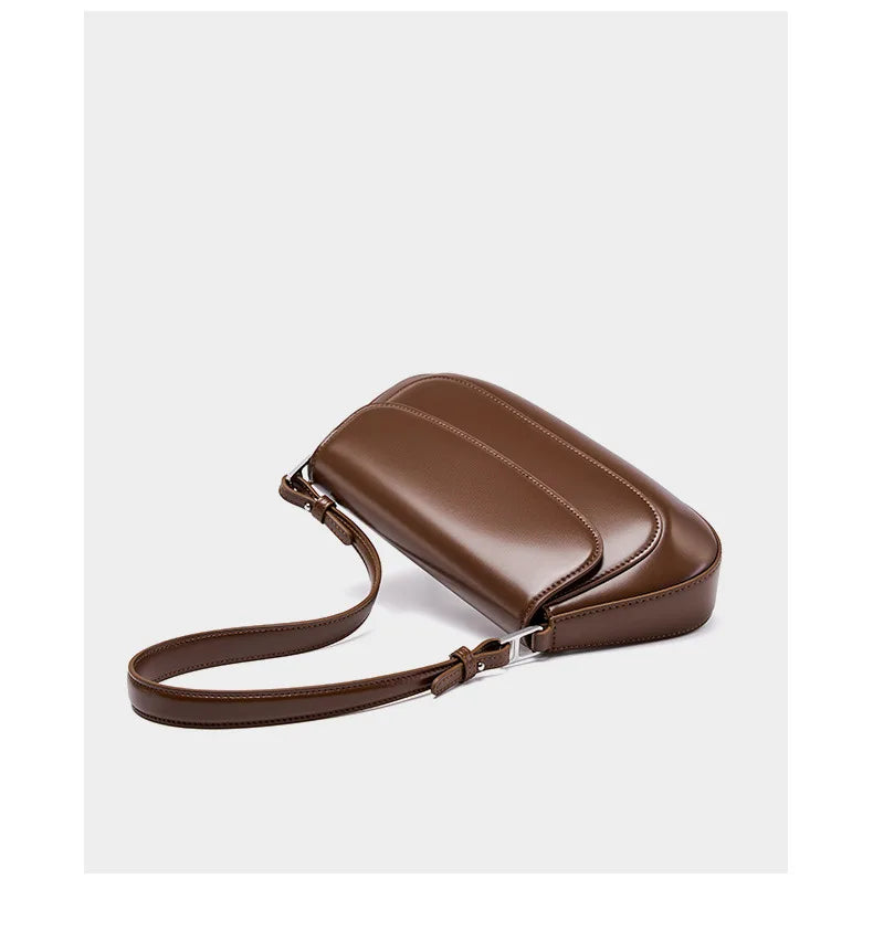 100% couro genuíno bolsa de ombro feminina estilo coreano senhoras luxo couro vaca crossbody axila bolsa para compras rua